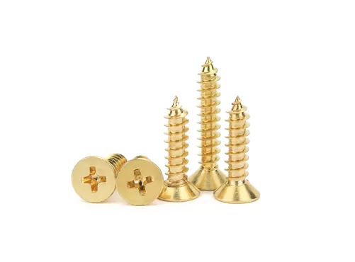 Copper Brass CSK Flat Head Self-tapping Screws