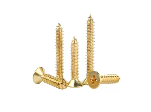 Copper Brass CSK Flat Head Self-tapping Screws