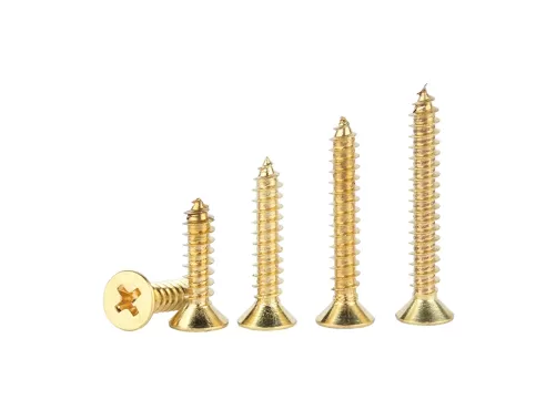Copper Brass CSK Flat Head Self-tapping Screws