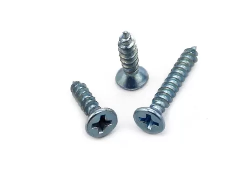 Zinc Plated CSK Flat Head Self-tapping Screws