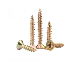 Color Yellow Zinc Plated Drywall Screws