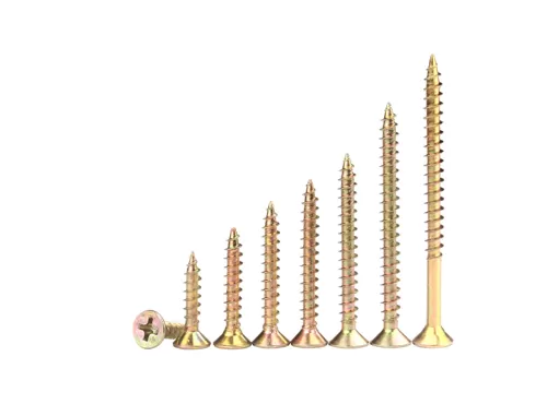 Color Yellow Zinc Plated Drywall Screws