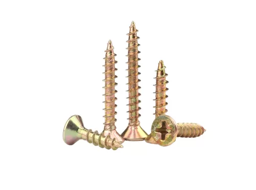 Color Yellow Zinc Plated Drywall Screws