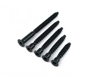 Black Wood Confirmat Screws