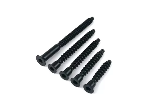 Black Wood Confirmat Screws