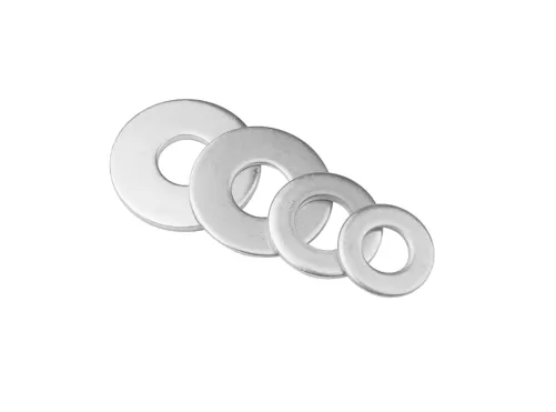 Blue White Zinc Plated Flat Washers