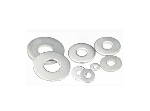 Blue White Zinc Plated Flat Washers