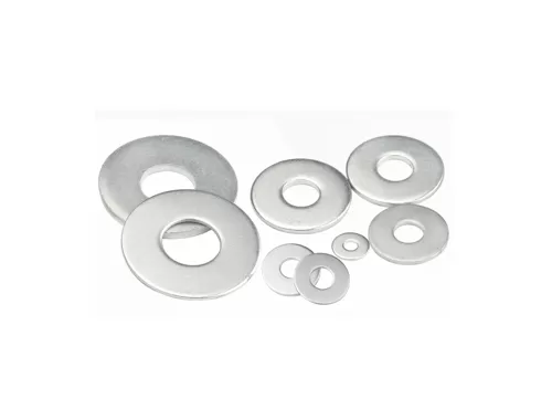 Blue White Zinc Plated Flat Washers