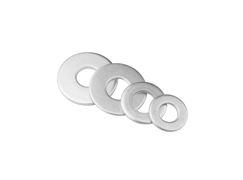 Blue White Zinc Plated Flat Washers