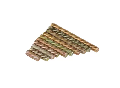 Color Yellow Zinc Plated Threaded Rods