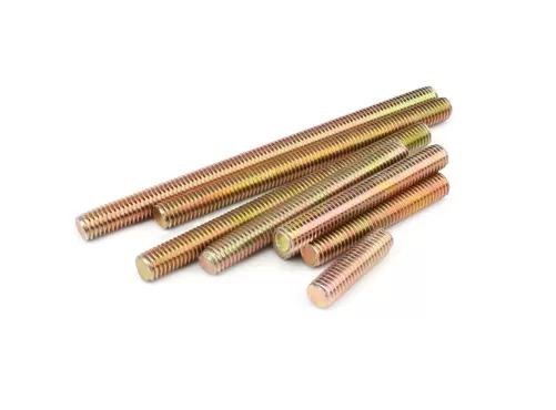 Color Yellow Zinc Plated Threaded Rods