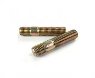 Yellow Zinc Plated Double Ending Stud Bolts