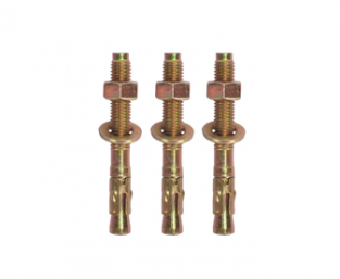 Yellow Zinc Plated  Wedge Anchor Bolts