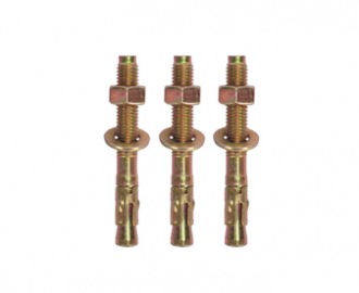 Yellow Zinc Plated  Wedge Anchor Bolts