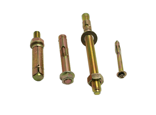 Yellow Zinc Plated  Wedge Anchor Bolts