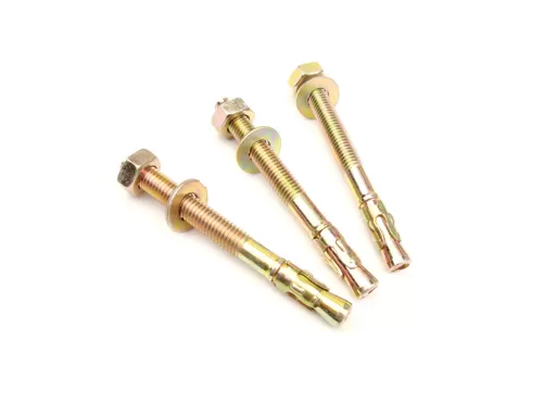 Yellow Zinc Plated  Wedge Anchor Bolts