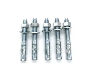 White Blue Zinc Plated Wedge Anchor Bolts