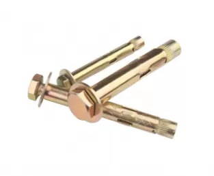 Yellow Zinc Plated Hex Nut Sleeve Anchor Expansion Bolt