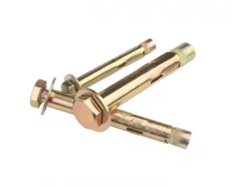 Yellow Zinc Plated Hex Nut Sleeve Anchor Expansion Bolt