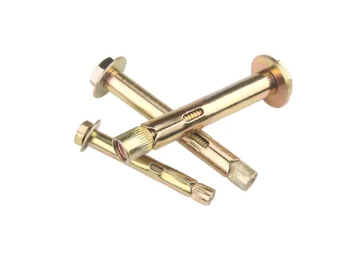 Yellow Zinc Plated Hex Nut Sleeve Anchor Expansion Bolt