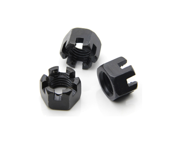 Black Oxide Castle Nuts