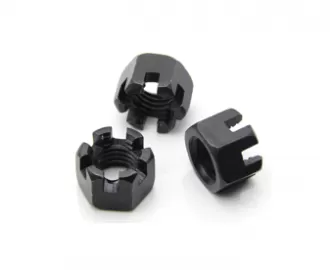Black Oxide Castle Nuts