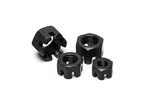Black Oxide Castle Nuts