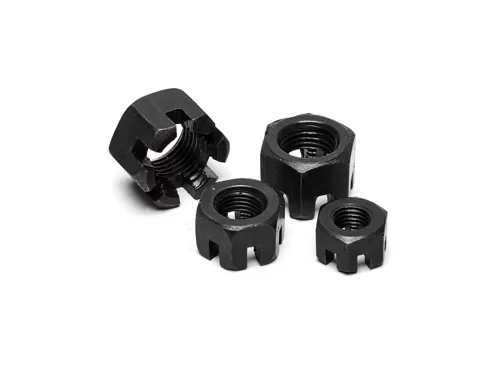 Black Oxide Castle Nuts