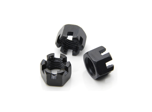 Black Oxide Castle Nuts