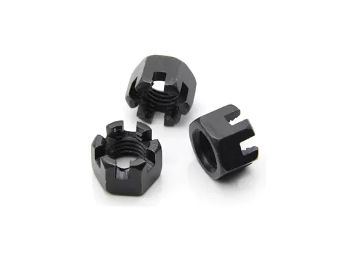 Black Oxide Castle Nuts