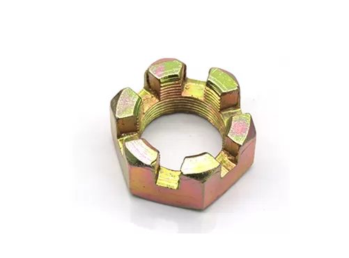 Yellow Zinc Plated Castle Nuts