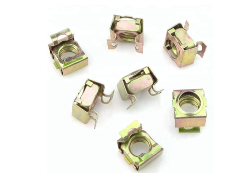 Yellow Zinc Plated Cage Nuts