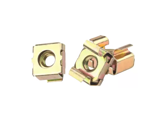 Yellow Zinc Plated Cage Nuts