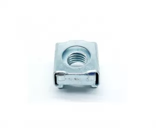 Blue White Zinc Plated Cage Nuts