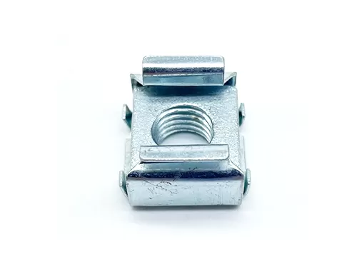 Blue White Zinc Plated Cage Nuts