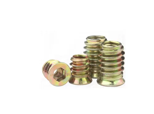 Yellow Zinc Plated Insert nuts