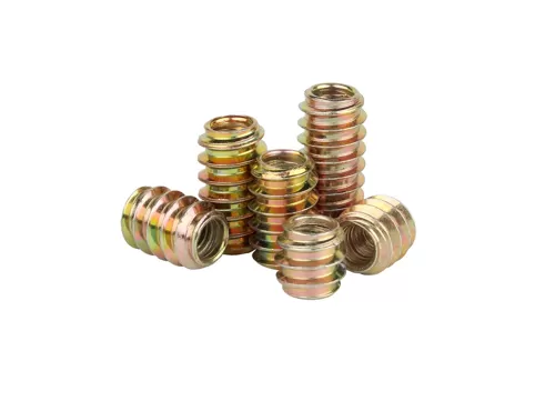 Yellow Zinc Plated Insert nuts
