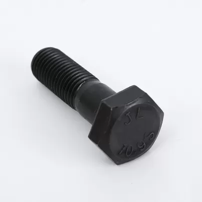DIN960 blackening hexagon bolts with fine teeth