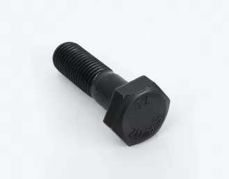 DIN960 blackening hexagon bolts with fine teeth